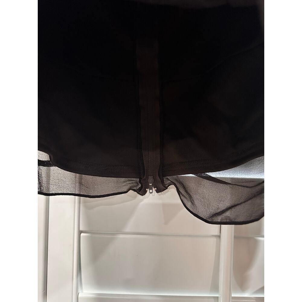 Vintage Lillie Rubin 100% Silk Ruched Blouse Off Shoulder Chocolate Brown Size 4 - Picture 13 of 13